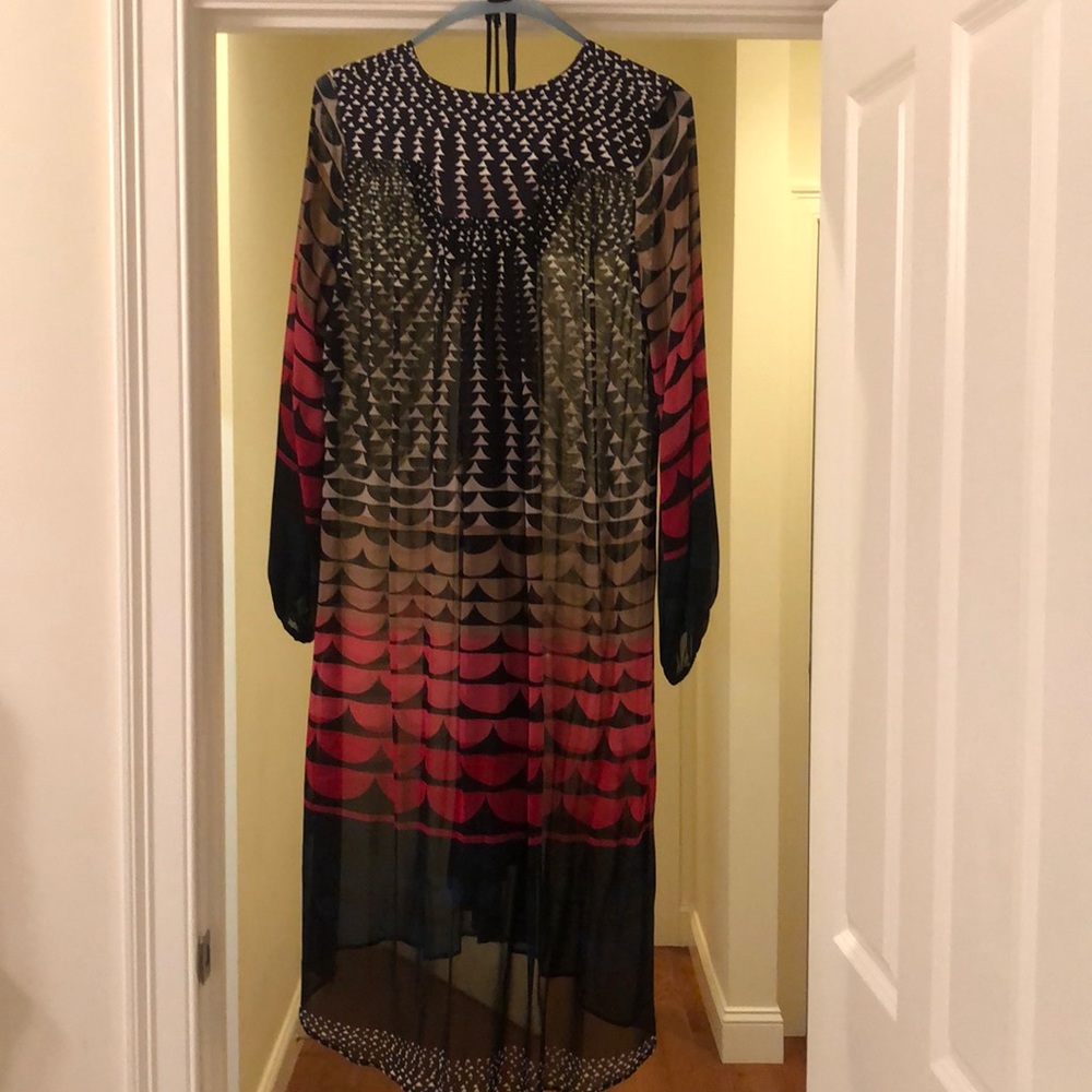 COREY LYNN CARLTER 100% silk slip on dress